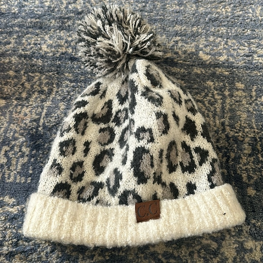 Cheetah Print C.C beanie